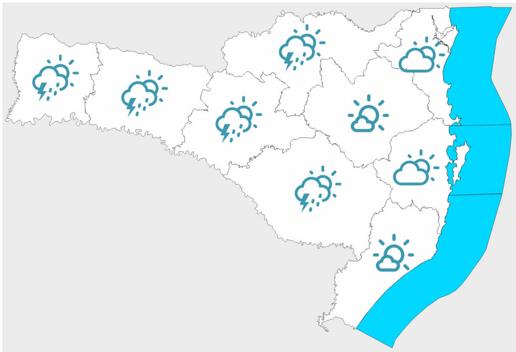 Confira a previsão do tempo para este domingo (14)