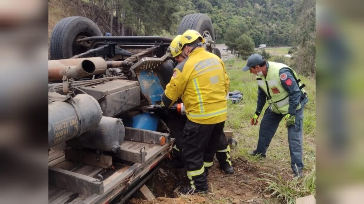 Motorista de Morro da Fumaça morre em grave acidente na BR-282