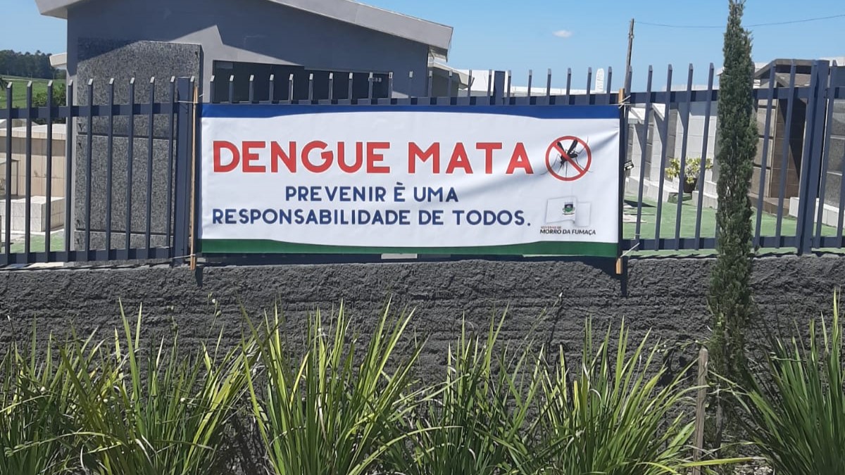 Finados: Vigilância Sanitária de Morro da Fumaça reforça campanha de conscientização contra a dengue