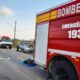 Colisão entre dois carros deixa jovem encarcerado no bairro Naspolini