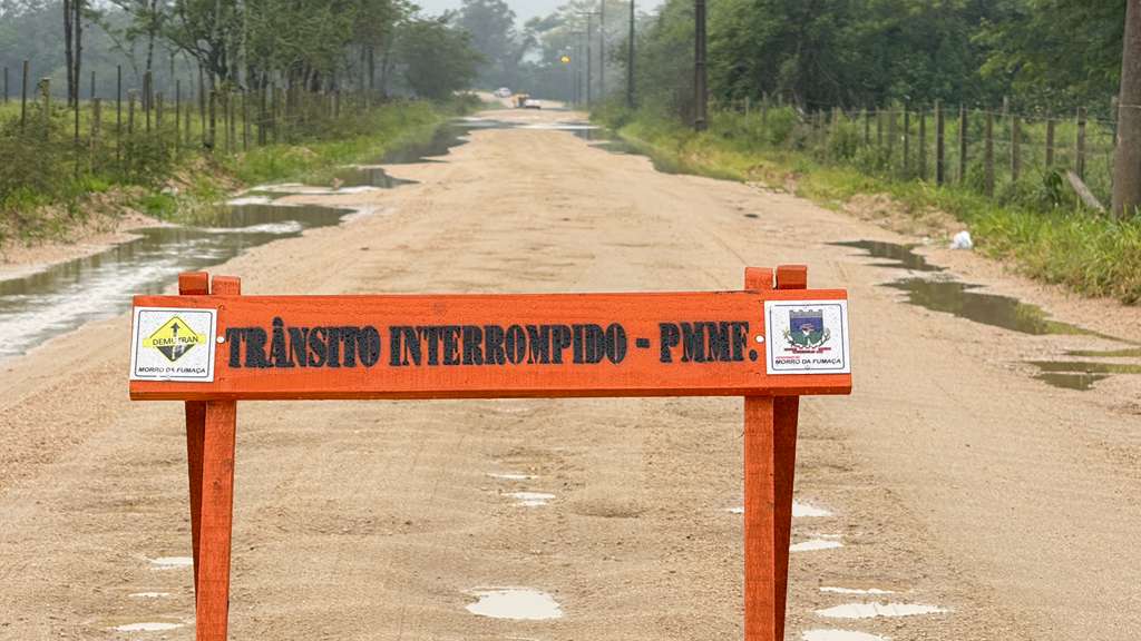Por segurança, Rodovia Fortunato Salvan é interditada