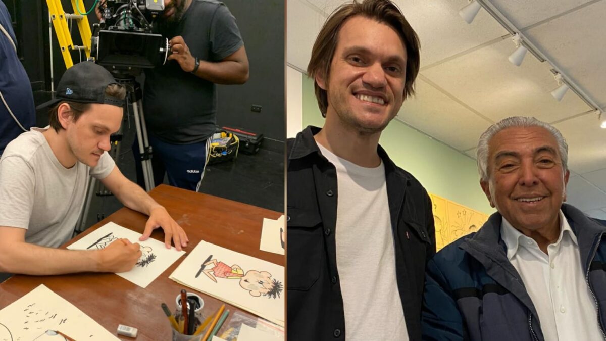 Fumacense Eduardo Sachet é o ‘dublê de desenho’ de Mauricio de Sousa em novo filme