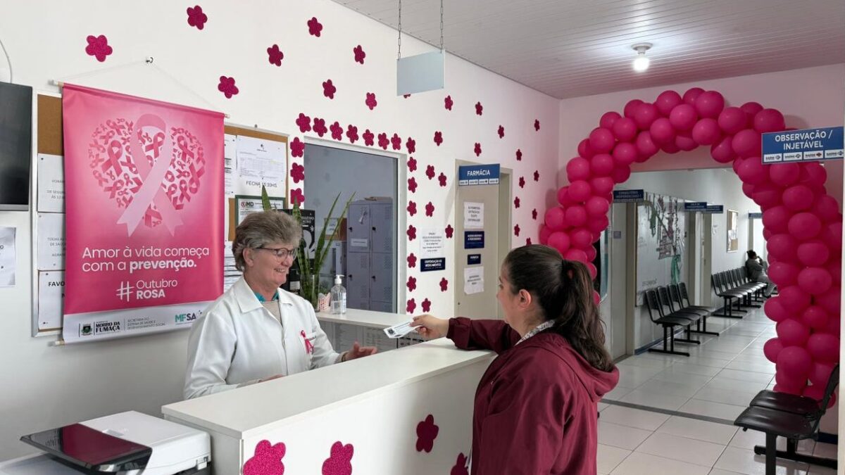 Outubro Rosa: Morro da Fumaça amplia atendimento e promove ações de cuidado com a saúde da mulher