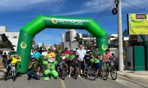 Passeio Ciclístico da Cermoful celebra Dia das Crianças com integração e alegria