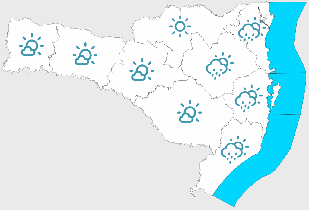 Confira a previsão do tempo para esta segunda-feira (20)