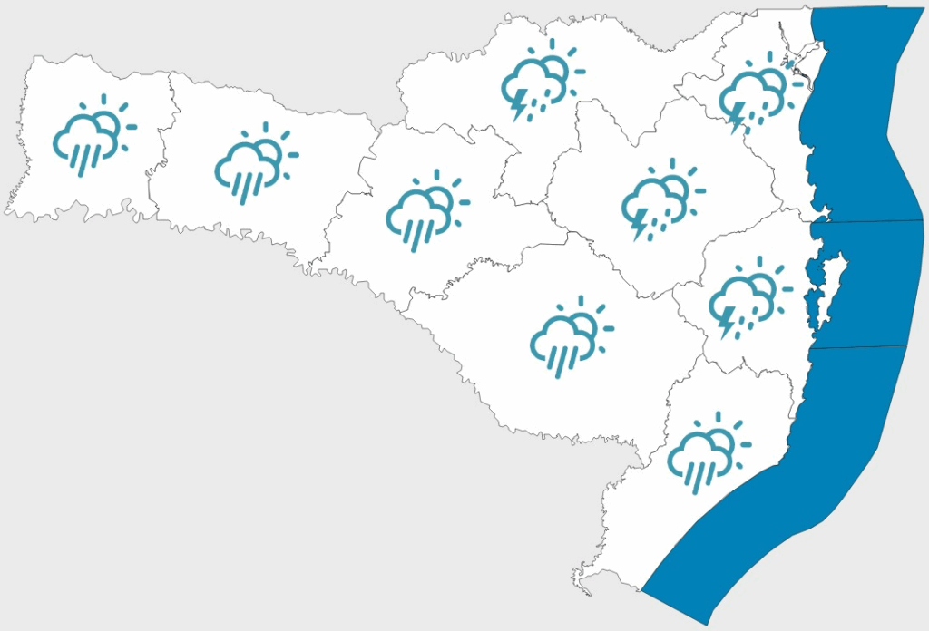 Confira a previsão do tempo para esta segunda-feira (6)