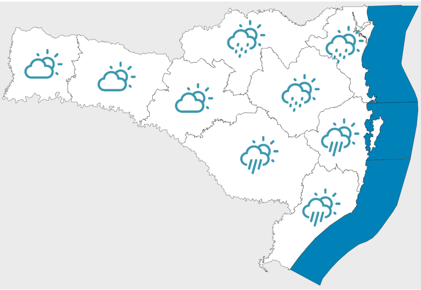 Confira a previsão do tempo para esta quarta-feira (29) 1 Confira a previsão do tempo para esta quarta-feira (29)