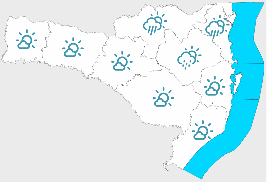 Confira a previsão do tempo para esta quarta-feira (8)