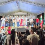 Chegada do Expresso Natalino emociona grande público na abertura da programação de Natal em Morro da Fumaça