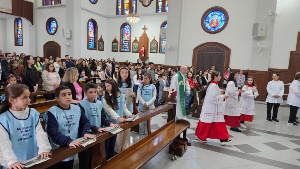 Paróquia São Roque celebra quatro anos da Missa com as Crianças neste sábado
