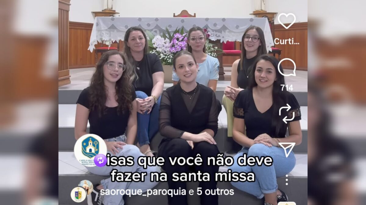 Vídeo da Pascom de Morro da Fumaça viraliza e ultrapassa 1,2 milhão de visualizações no Instagram