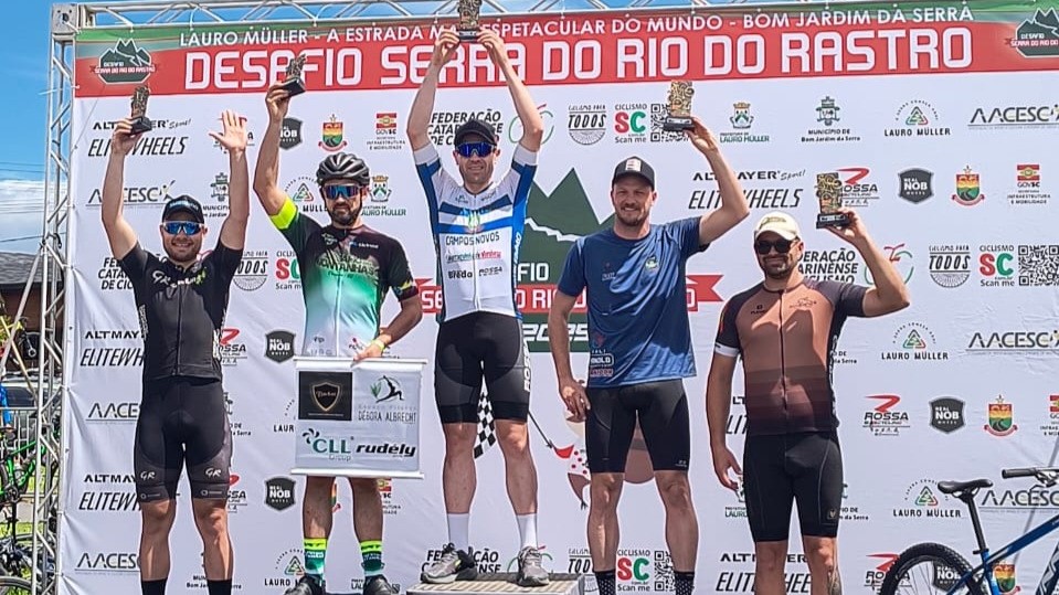 Ciclismo fumacense conquista pódio no 22° Desafio da Serra do Rio do Rastro