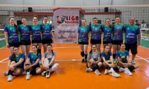 Equipe FME/Voa Vôlei adulto feminino conquista 3º lugar na série Ouro da Liga Voleibol de SC