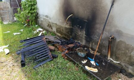 Incêndio em botijão de gás mobiliza Corpo de Bombeiros