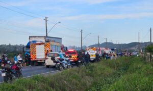 Acidente grave interdita Rodovia Gregório Espíndola na tarde desta quinta-feira (27)