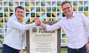 Eduardo e Davi projetam lançamento do maior pacote de obras da história de Morro da Fumaça