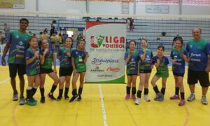 Equipe FME/Voa Vôlei sub-10 é campeã e sub-11 é vice-campeã da Liga Voleibol de Santa Catarina
