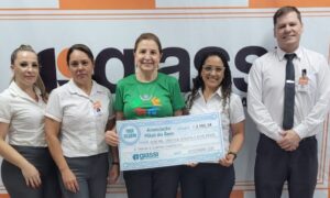 Associação Mãos do Bem recebe mais de R$ 2 mil por meio do Troco Solidário do Giassi