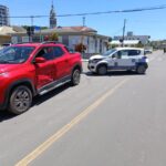 Corpo de Bombeiros atende acidente de trânsito no Centro