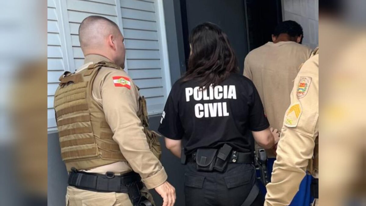 Polícias Civil e Militar prendem suspeito de praticar quatro furtos em Morro da Fumaça