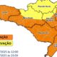 Santa Catarina inicia a última semana do ano com alerta para temporais
