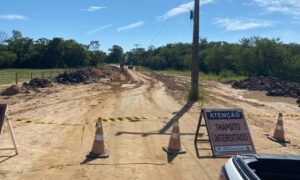Rodovia Fortunato Salvan interditada nesta quarta-feira (14) para obra na rede adutora de água