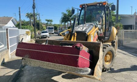 Descarte correto: Mutirão recolhe 6,5 toneladas de itens volumosos em Morro da Fumaça