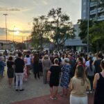 Oração da Via Sacra reúne fiéis na praça da Igreja Matriz São Roque 7 Oração da Via Sacra reúne fiéis na praça da Igreja Matriz São Roque