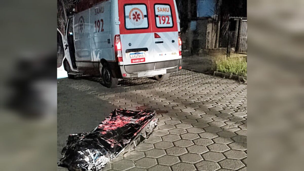 Samu de Morro da Fumaça é mobilizado para ocorrência de homicídio