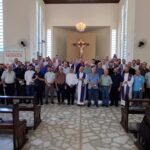 Distrito de Estação Cocal recebe padres da Diocese de Criciúma para momento de oração e comunhão