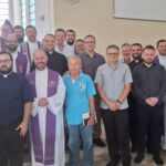 Distrito de Estação Cocal recebe padres da Diocese de Criciúma para momento de oração e comunhão