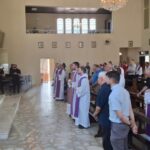 Distrito de Estação Cocal recebe padres da Diocese de Criciúma para momento de oração e comunhão