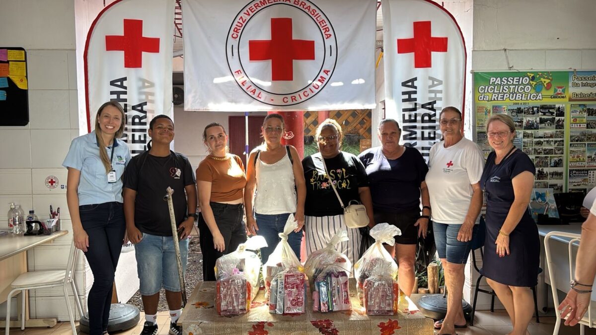 Parceria entre Prefeitura e Cruz Vermelha beneficia famílias em Morro da Fumaça