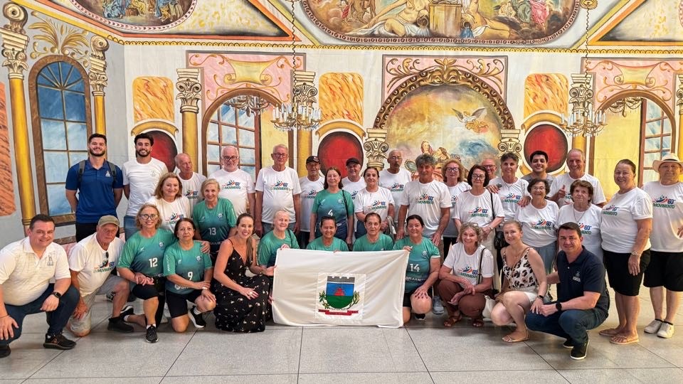 Delegação de 38 atletas representa Morro da Fumaça nos Jogos Abertos da Terceira Idade