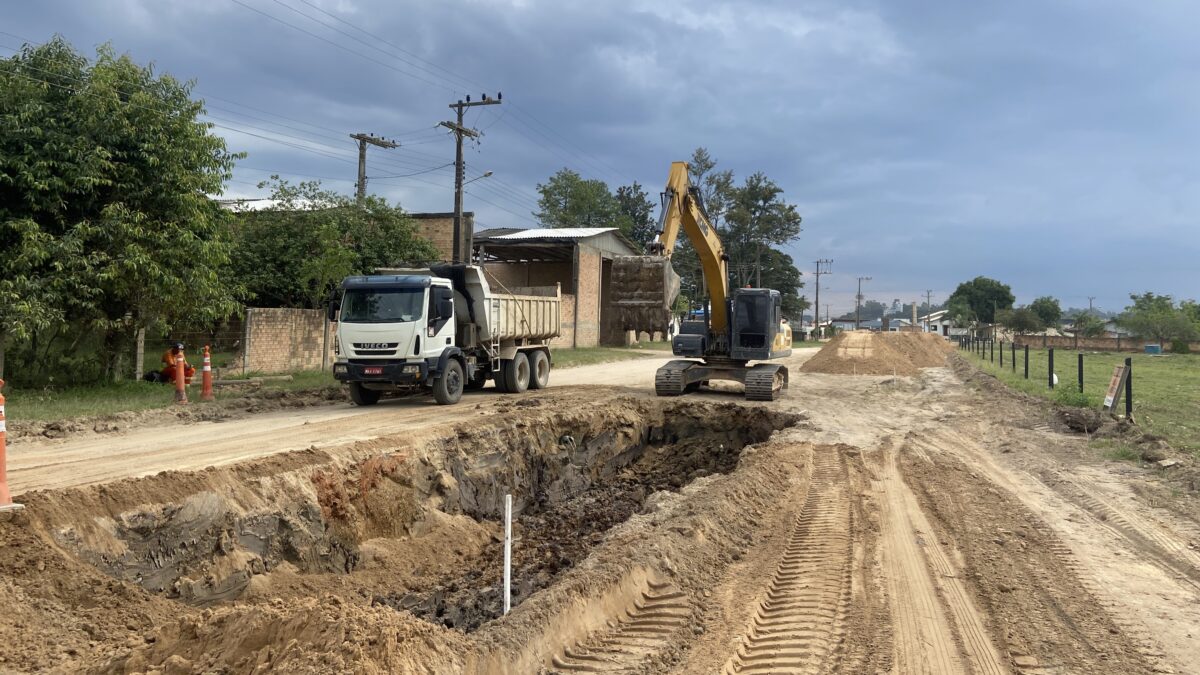 Obras da Rodovia Fortunato Salvan avançam em ritmo acelerado em Morro da Fumaça