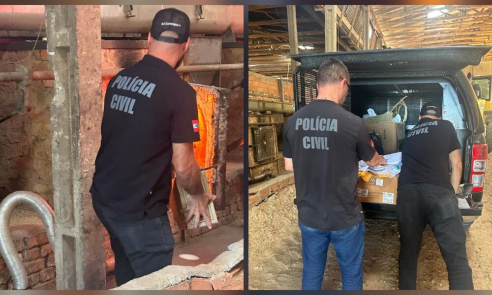 2ª Delegacia de Polícia de Criciúma utiliza cerâmica de Morro da Fumaça para incineração de substâncias apreendidas