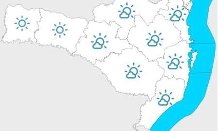 Confira a previsão do tempo para esta segunda-feira (2)