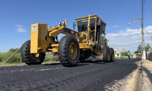 Obra de pavimentação asfáltica inicia na Rua Biázio Maragno