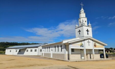 Salão de festas da Capela São Pedro entra na fase final de reforma