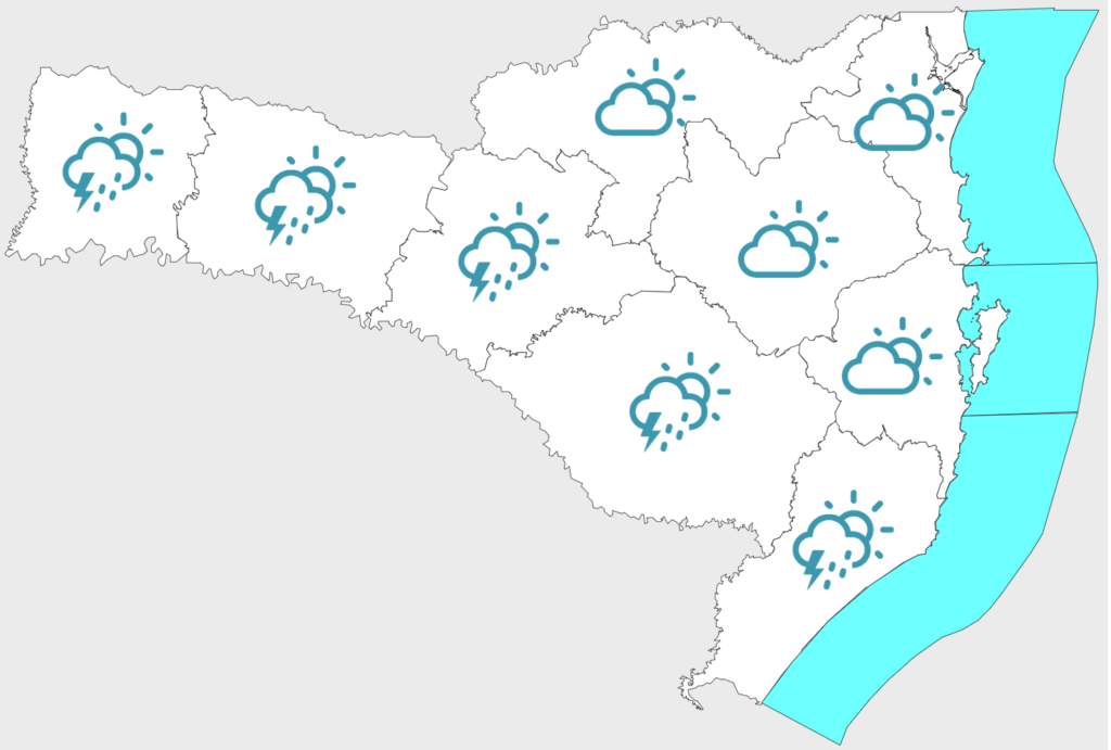 Confira a previsão do tempo para esta terça-feira (21)