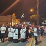 Fiéis participam do Encontro das Imagens na Paróquia São Roque