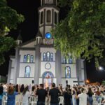 Luau reúne jovens e famílias na Praça da Igreja Matriz São Roque