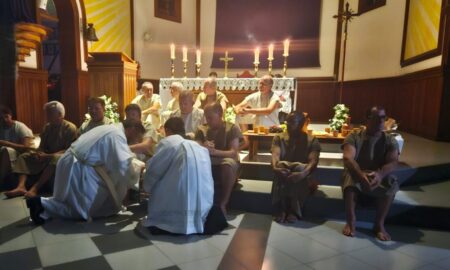 Missa do Lava-Pés abre o Tríduo Pascal na Igreja Matriz em Morro da Fumaça