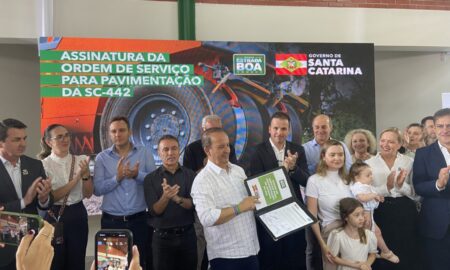 SC-442: Ordem de Serviço é assinada pelo governador e marca início de nova etapa em Morro da Fumaça