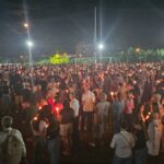 Fiéis acompanham Via Sacra e Procissão do Senhor Morto em Morro da Fumaça