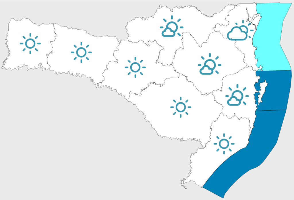 Confira a previsão do tempo para esta segunda-feira (27)