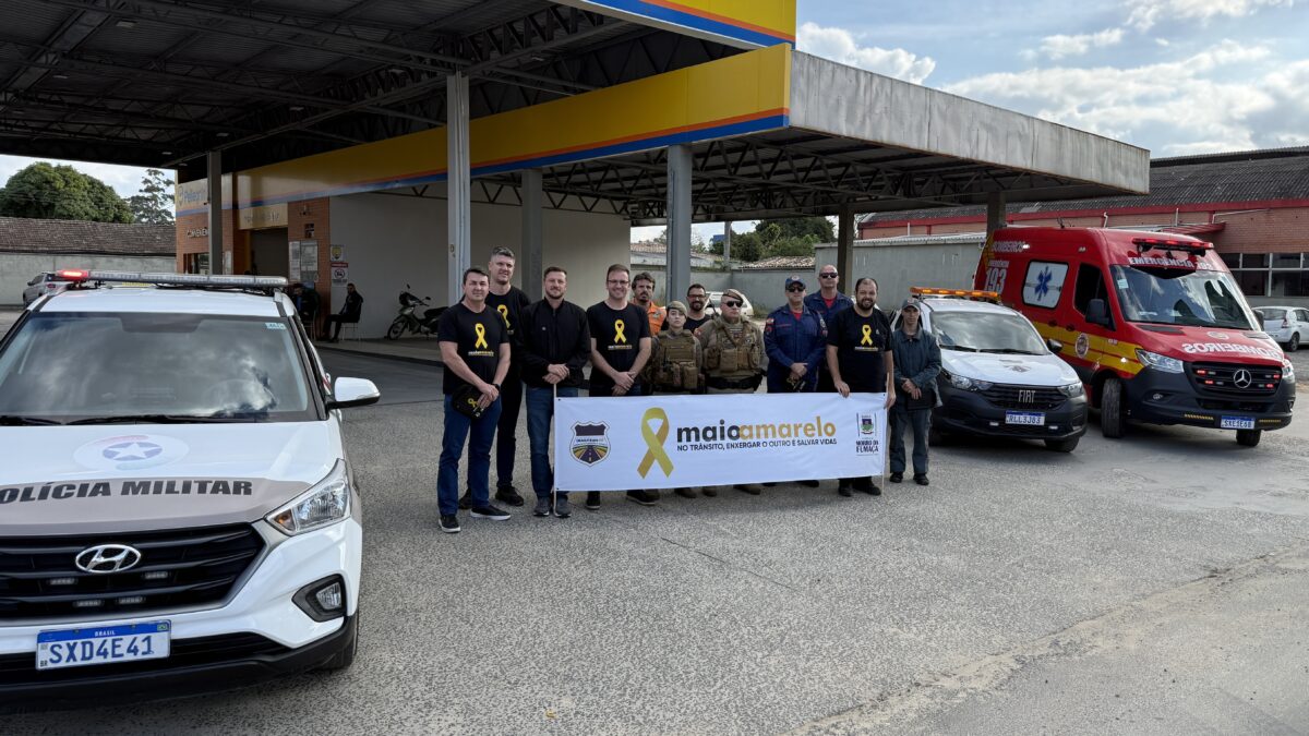 Morro da Fumaça realiza blitz educativa em alusão ao Maio Amarelo