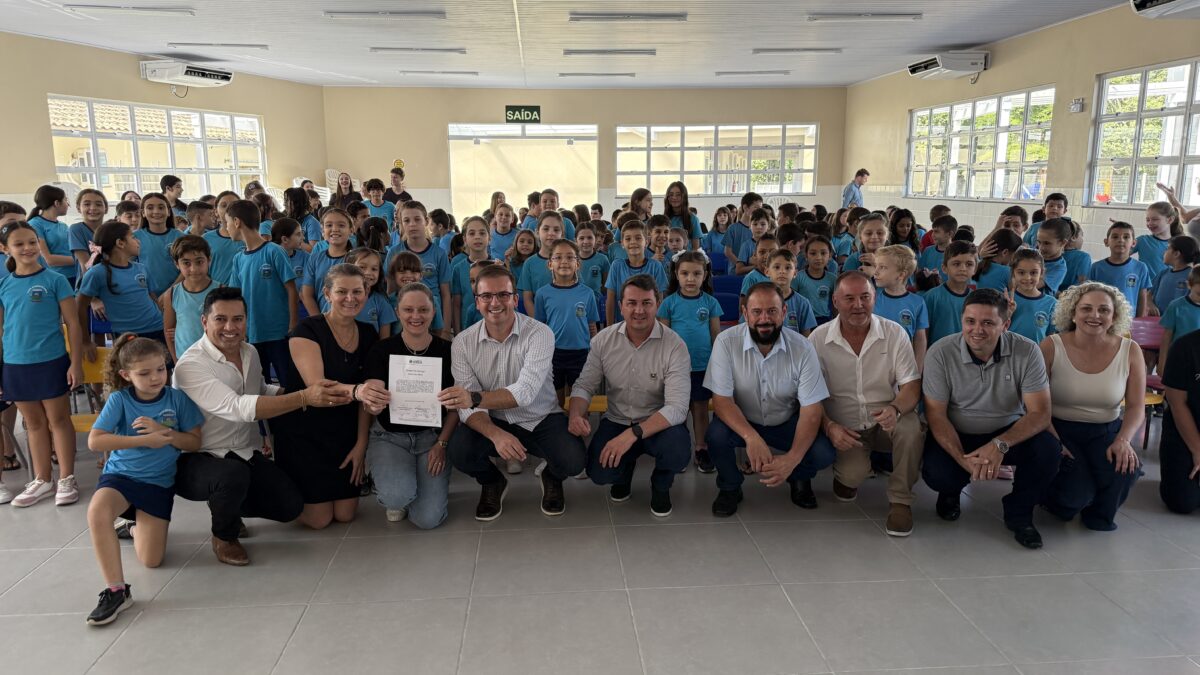 Ordem de Serviço autoriza terceira etapa da reforma da Escola Olívio Recco