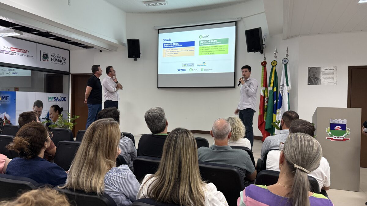 Com foco no futuro, Morro da Fumaça lança programa de formação profissional gratuita