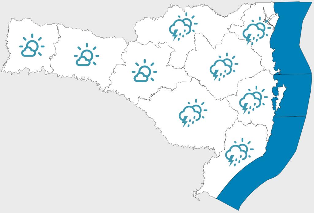 Confira a previsão do tempo para esta segunda-feira (18)